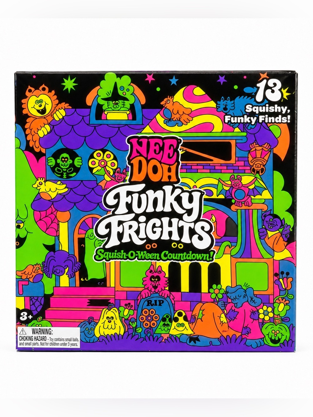 Schylling NeeDoh Funky Frights Squish-O-Ween Countdown NEW